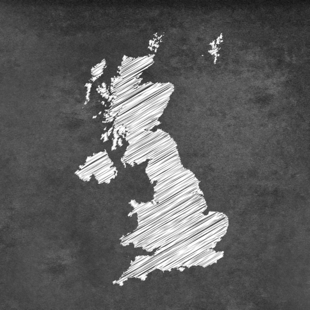 Drawing of the UK - Will the UK Break Apart