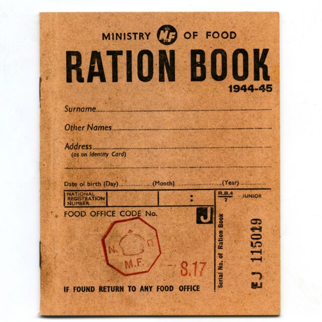 1944-45 Wartime Ration Book